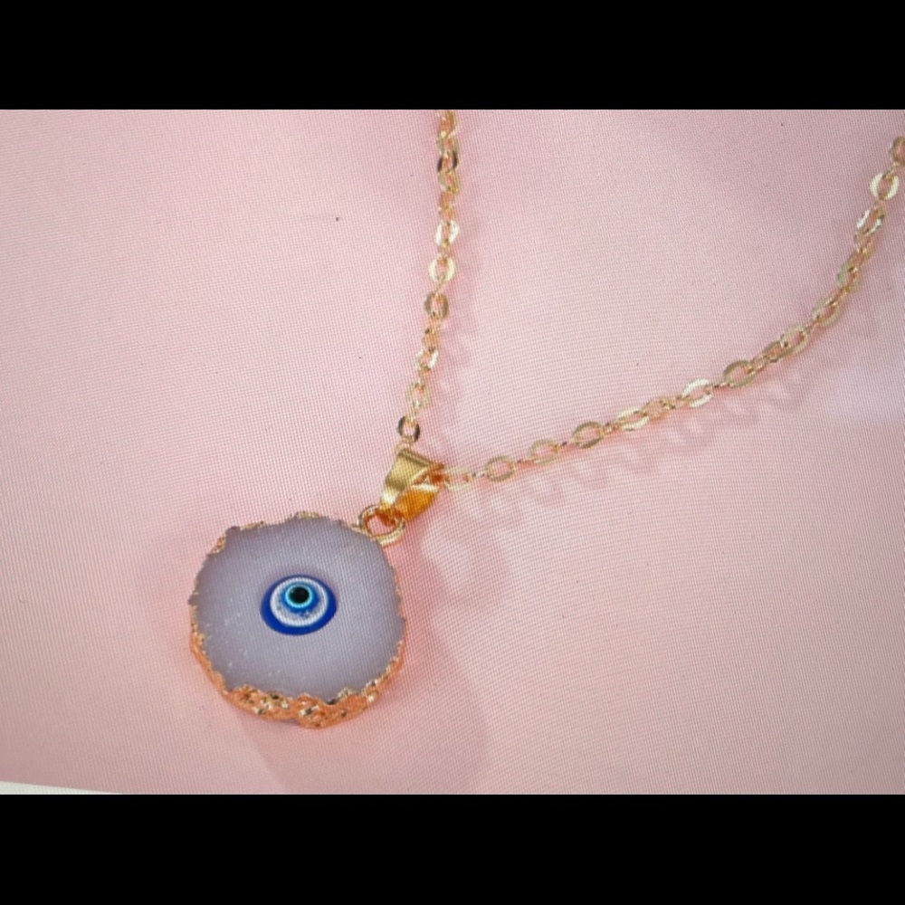 Evil Eye Necklace, Kabbalah, protection, Bridesmaid Jewelry, Gift